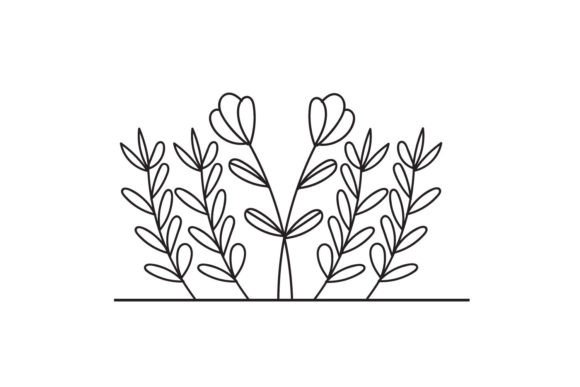 Floral Summer Ornament SVG