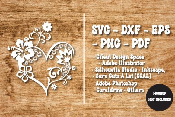 Floral Wedding Papercut Templates