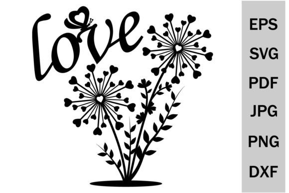 Heart Template with Colors in Svg Format