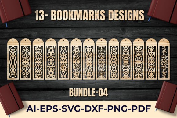 Ornaments Bookmarks Bundle: 13 Designs